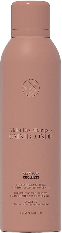 Blonde and Highlighted Hair Dry Shampoo - Omniblonde Keep Your Coolness Dry Shampoo — photo N2