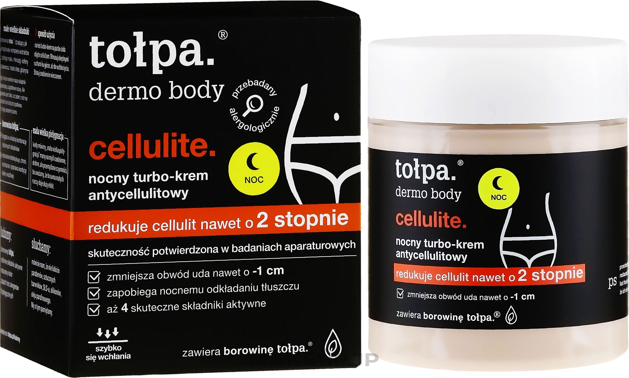 Anti-Cellulite Night Body Cream - Tolpa Dermo Body Cellulite Night Cream — photo 250 ml