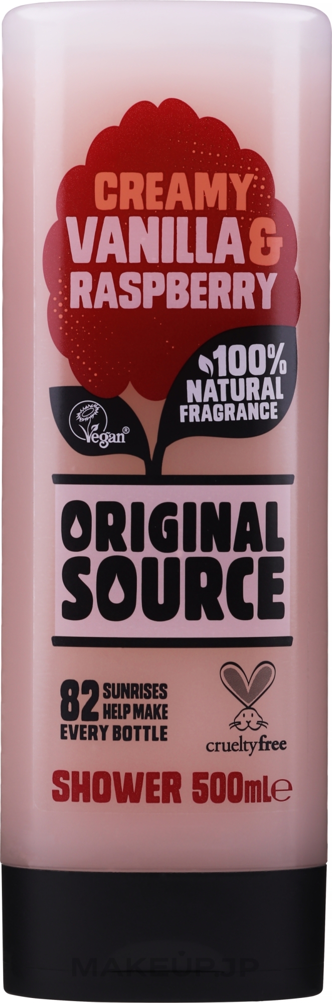 Shower Gel with Vanilla and Raspberry - Original Source Vanilla & Raspberry Shower Gel — photo 500 ml