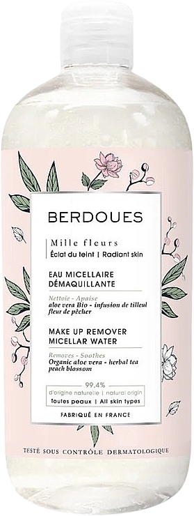 Micellar Makeup Remover Water - Berdoues 1902 Mille Fleurs Make Up Remover Micellar Water — photo N1