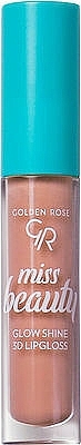 Cream Lipgloss - Golden Rose Miss Beauty Glow Shine 3D Lipgloss — photo N1