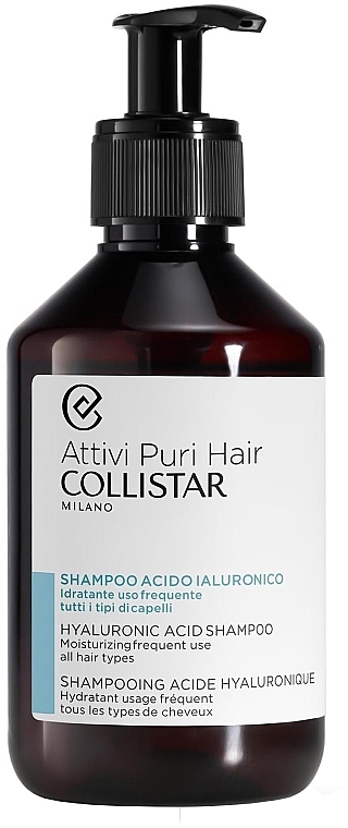 Hyaluronic Acid Shampoo - Collistar Attivi Puri Hair Hyaluronic Acid Shampoo — photo N1