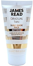 Night Face Mask with Retinol Complex & Tanning Effect - James Read Sleep Mask Face Retinol Gradual Tan (mini) — photo N1