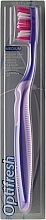 Fragrances, Perfumes, Cosmetics Medium Hardness Toothbrush, pink-violet - Oriflame Optifresh Toothbrush Medium