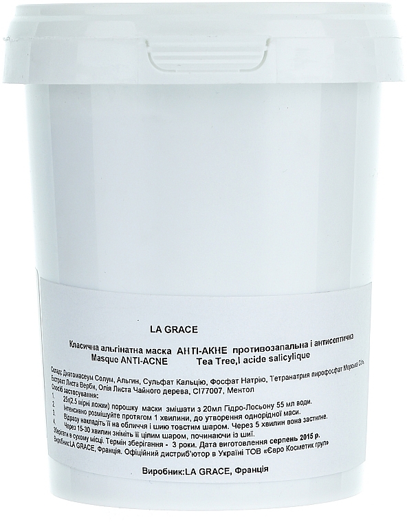 Alginate Mask "Anti-Acne" - La Grace Masque Anti-Acne — photo N2