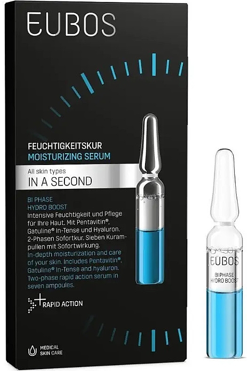 Moisturizing Serum for Dehydrated Skin - Eubos Med In A Second Bi Phase Hydro Boost Serum — photo N1