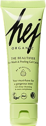 GIFT! Peeling Face Cleansing Gel - Hej Organic The Beautifier Face Wash & Peeling Gel Cactus — photo N1