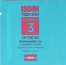 Face Cleansing Wipes - Isdin Teen Skin Acniben — photo N2