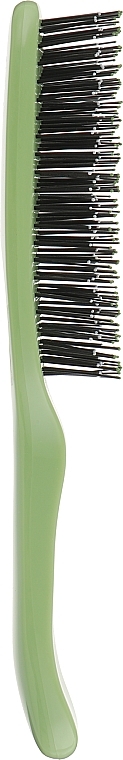 Kids Hair Brush "Spider", 9 rows, glossy, green - I Love My Hair — photo N3