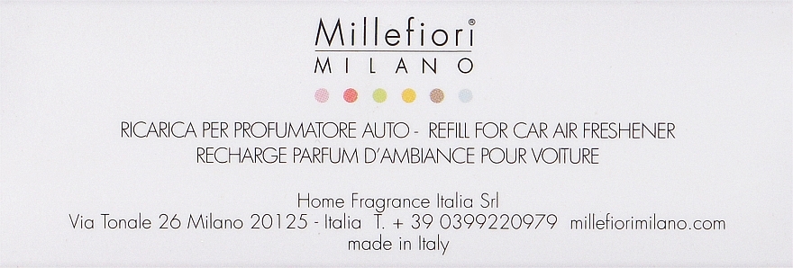 Car Perfume Refill 'Wood & Spices' - Millefiori Milano Icon Refill Legni & Spezie — photo N3