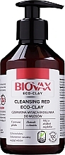 Fragrances, Perfumes, Cosmetics Red Clay, Hop & Almond Conditioner - L'biotica Biovax Eco Cleansing Red Eco-Clay