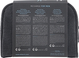 Set - Alma K. Recharge Travel Kit For Men (sh/gel/75ml + ash/balm/40ml + sh/balm/40ml bag) — photo N3