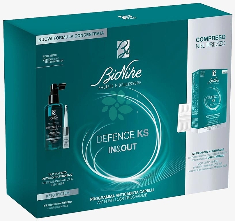 Set - BioNike Defense KS In & Out Set (h/lot/100ml + supplement/30pcs) — photo N1