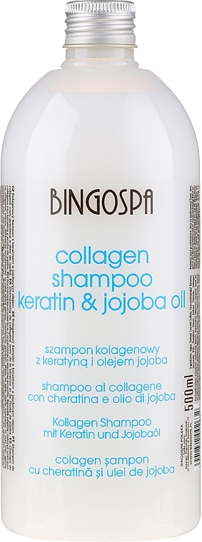 Collagen and Jojoba Oil Hair Shampoo - BingoSpa Collagen Sshampoo With Jojoba Oil — photo N1