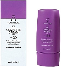 CC Cream SPF30 for Combination and Oily Skin - Youth Lab. CC Cream Combination Oily SPF30 — photo N1