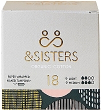 Fragrances, Perfumes, Cosmetics Tampons, 18 pcs - &Sisters Naked Tampons Duo