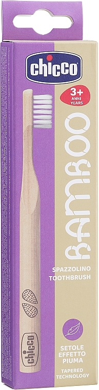 Bamboo Toothbrush, purple - Chicco — photo N2