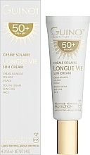 Rejuvenating Face Sunscreen - Guinot Longue Vie Sun Cream SPF 50+ — photo N2