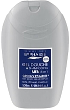 Fragrances, Perfumes, Cosmetics Shower Gel & Shampoo 2 in 1 - Byphasse Men Shower Gel-Shampoo 2in1 Groovy Paradise