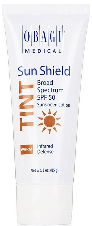 Facial Sun Cream - Obagi Medical Sun Shield Tint Broad Spectrum Spf 50 Warm — photo N1