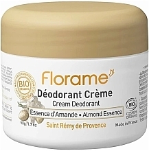 Fragrances, Perfumes, Cosmetics Cream Deodorant with Almond Essence - Florame Almond Essence Cream Deodorant