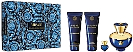 Fragrances, Perfumes, Cosmetics Versace Pour Femme Dylan Blue - Set (edp/100ml + edp/mini/5ml + sh/g/100ml + b/lot/100ml)