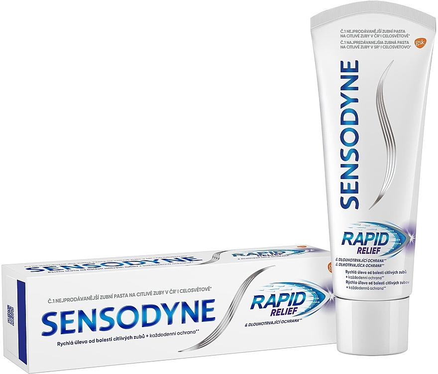 Toothpaste for Sensitive Teeth - Sensodyne Rapid Relief — photo N1