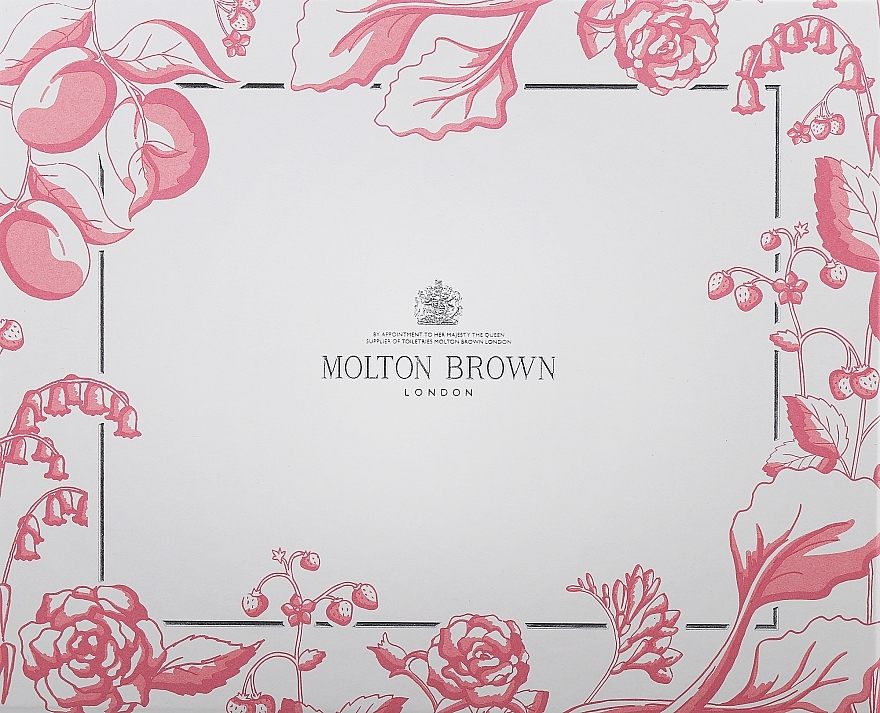 Molton Brown Delicious Rhubarb & Rose Kit - Set (edt/7.5 ml + sh/gel/100 ml + b/lot/100 ml) — photo N2