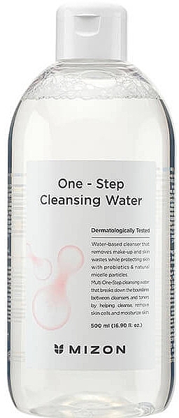 Herbal Makeup Remover Micellar Water - Mizon One Step Cleansing Water — photo N5