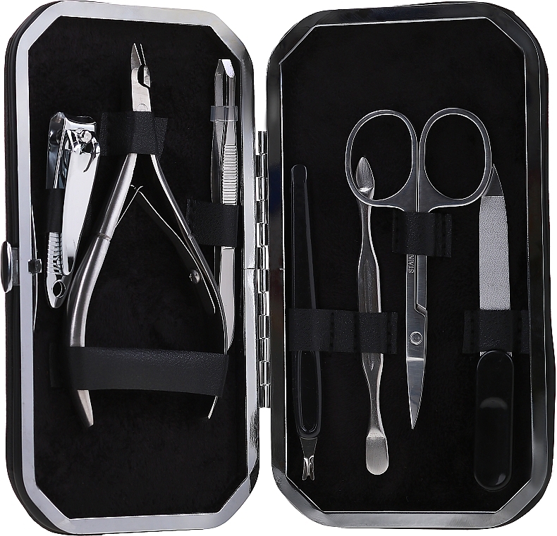 Manicure & Pedicure Set, 499436, black box - Inter-Vion — photo N1