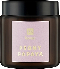 Fragrances, Perfumes, Cosmetics Natural Soy Candle with Peony & Papaya Scent - HiSkin Home
