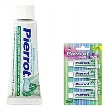 Fragrances, Perfumes, Cosmetics Set - Pierrot Natural Freshness Travel-Compact Toothpaste (tpst/5ml + tpst/5ml + tpst/5ml + tpst/5ml)