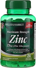 Fragrances, Perfumes, Cosmetics Food Supplement "Zinc", 25 mg - Holland & Barrett Maximum Strength Zinc