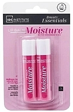 Moisturizing Lip Balm Set 'Moisture Rose' - IDC Institute Moisture Rose Lip Balm Duo — photo N1