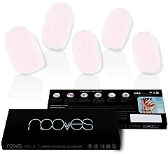 Gel Nail Sticker Set - Novoves Premium Luxe Solid Pale Pink — photo N2