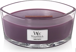 Fragrances, Perfumes, Cosmetics Scented Candle in Glass - WoodWick Dark Poppy Elipsa