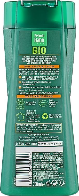 Strengthening Anti-Dandruff Bio Shampoo for Normal Hair - Eugene Perma Petrole Hahn Bio Shampoo — photo N3