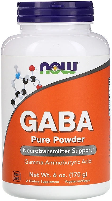 Amino Acid "GABA", powder - Now Foods GABA Pure Powder — photo N1