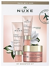 Fragrances, Perfumes, Cosmetics Set - Nuxe Creme Prodigieuse My Booster Kit Set (f/cr/50ml + eye/cr/15ml + f/cr/gel/40ml)