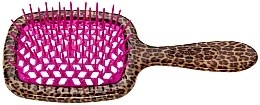 Fragrances, Perfumes, Cosmetics Hair Brush, leopard and pink - Janeke Superbrush