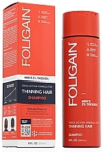 Fragrances, Perfumes, Cosmetics Anti-Hair Loss Shampoo for Men - Foligain Men's Triple Action Shampoo For Thinning Hair
