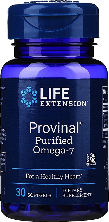 Dietary Supplement "Omega 7" - Life Extension Omega-7 — photo N1