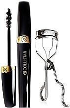 Fragrances, Perfumes, Cosmetics Set - Collistar Three-Dimensional Supermascara (mascara/11ml + Eyelash Curler)