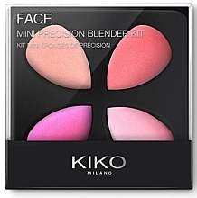 Mini Makeup Sponge Set - Kiko Milano Mini Precision Blender Kit — photo N1