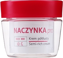 Fragrances, Perfumes, Cosmetics Face Cream - FlosLek Semi-Rich Cream