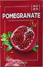 Fragrances, Perfumes, Cosmetics Pomegranate Face Sheet Mask - The Saem Natural Pomegranate Mask Sheet