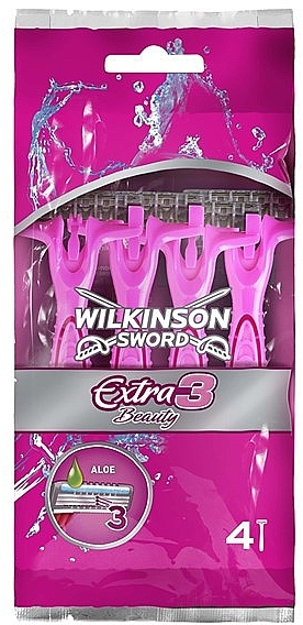 Disposable Shaving Razor Set - Wilkinson Sword Extra 3 Beauty — photo N2