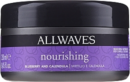 Nourishing After Coloring Hair Mask with Berries & Calendula Extracts - Allwaves Blueberry And Calendula Nourishing Mask — photo N1