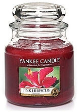 Fragrances, Perfumes, Cosmetics Scented Candle in Jar - Yankee Candle Pink Hibiscus