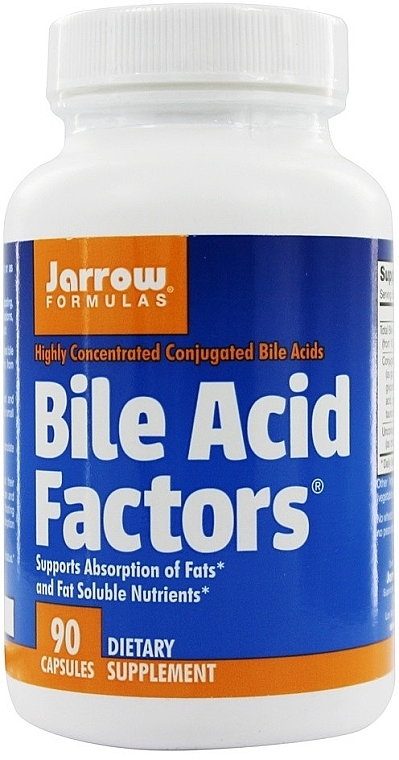Food Supplement - Jarrow Formulas Bile Acid Factors — photo N1